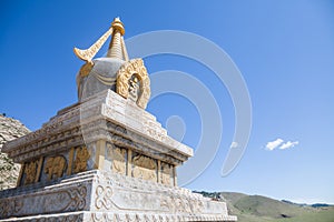 Buddhist stupa in Mongolia