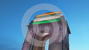3color India gate