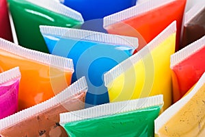 Color inside tubes oout of plastic