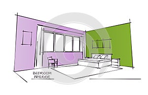 Color Interior Drawing