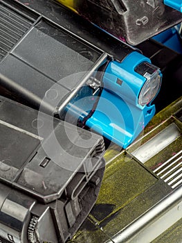 Color laser printer toner cartridges