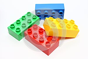 Color lego blocks photo