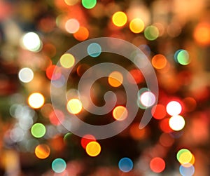 Color lights background