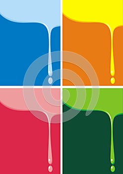 Color liquid background