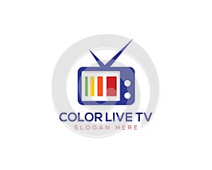 Color Live TV Logo Design