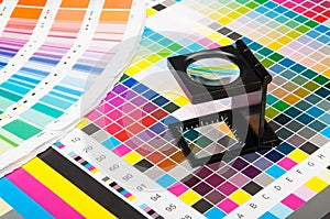 Color management in print production photo