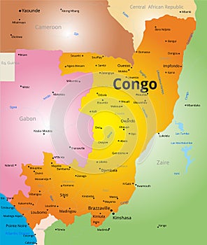 Color map of Congo