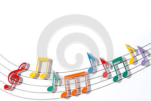 Color Musical Notes