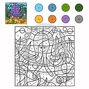 Color by number (octopus)