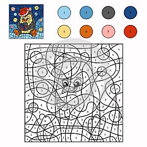 Color by number (penguin)