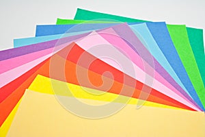 Color origami paper