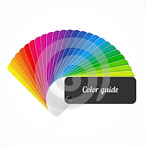 Color palette guide, fan, catalog