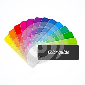 Color palette guide, fan, catalog