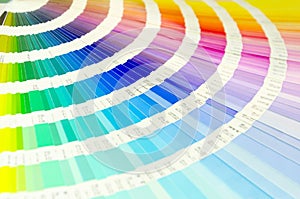 Color palette guide for printing industry