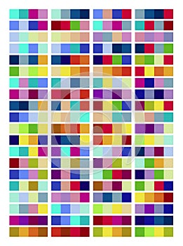 Color Palettes with Swatches for Design