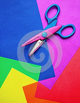 Color paper & scissors