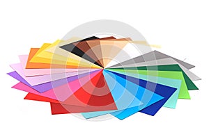 Color papers background