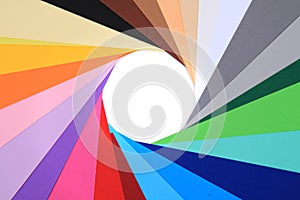 Color papers background