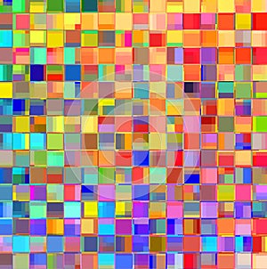 Color Patchwork Abstract photo