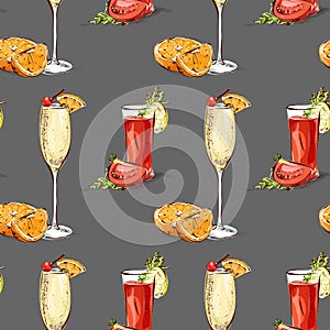 Color pattern contemporary classics cocktails