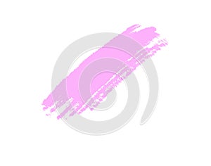 Pink Stroke drawn on white