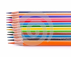 Color Pencil  isolated white background