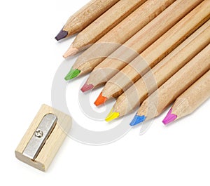 Color pencil and sharpener