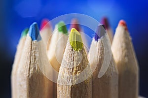 Color pencil tips