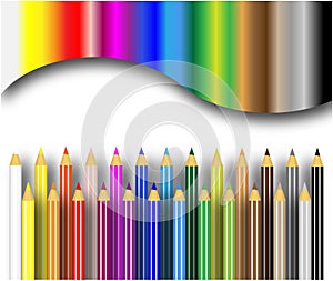 Color pencils background