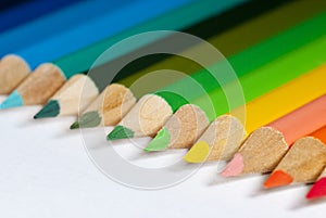 Color Pencils Closeup