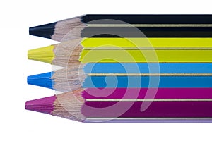 Color pencils cmyk