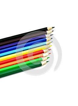 Color pencils. Color pencils macro. Colored pencils. Hobby, creativity.