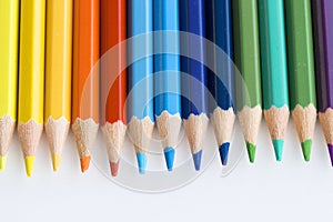 Color pencils macro