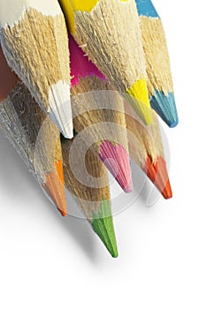 Color pencils macro