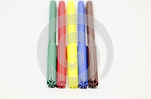 Color pencils macro