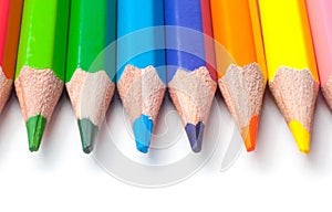 Color pencils macro