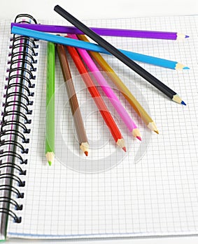 Color pencils & notepad