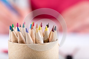 Color pencils tips