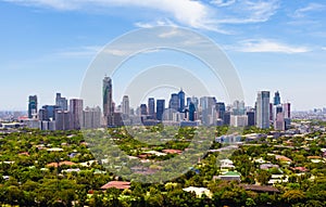 Manila skyline. Philippines. Southeast Asia. photo