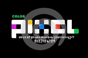 Color Pixel font