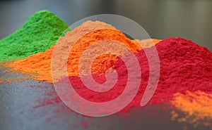 Color powder photo