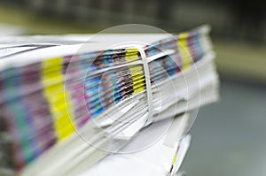Color reference bars of printing paper