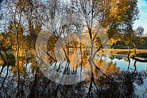 Color Reflections at Lindo Lake photo