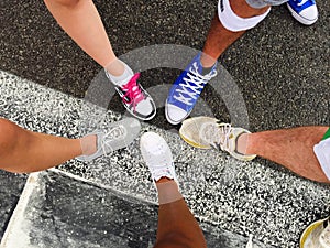 The Color Run Shoes Team