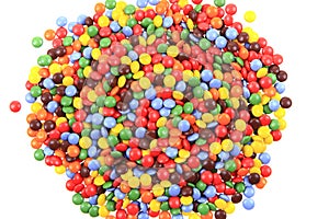 color smarties isolated