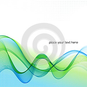 Color smoke wave abstract background