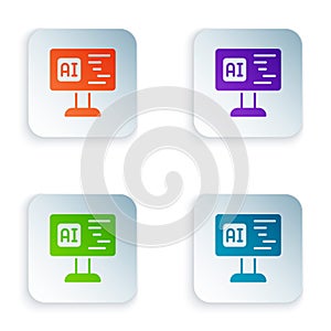 Color Software, web developer programming code icon isolated on white background. Javascript computer script random