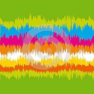 Color soud wave abstract