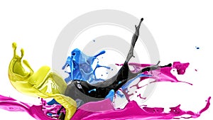 Color splash, cmyk