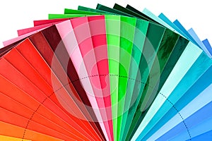 Color Swatch Fan Cutout